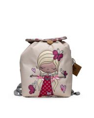 Kelebekli Kız Temalı S Boy Çocuk Okul Çantası