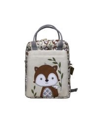 Tilki temalı L boy çocuk okul çantası