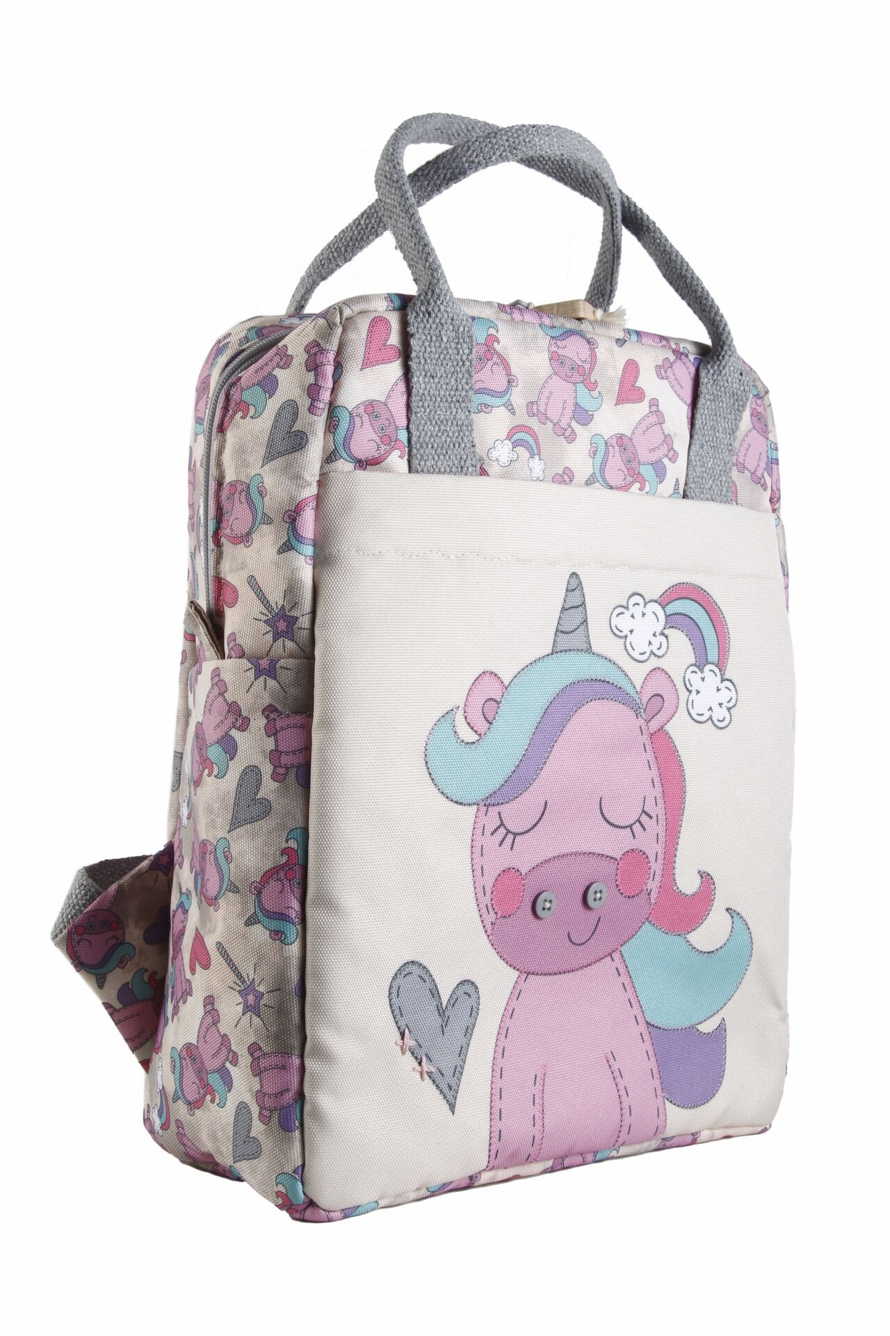 Unicorn Temalı L Boy Çocuk Okul Çantası