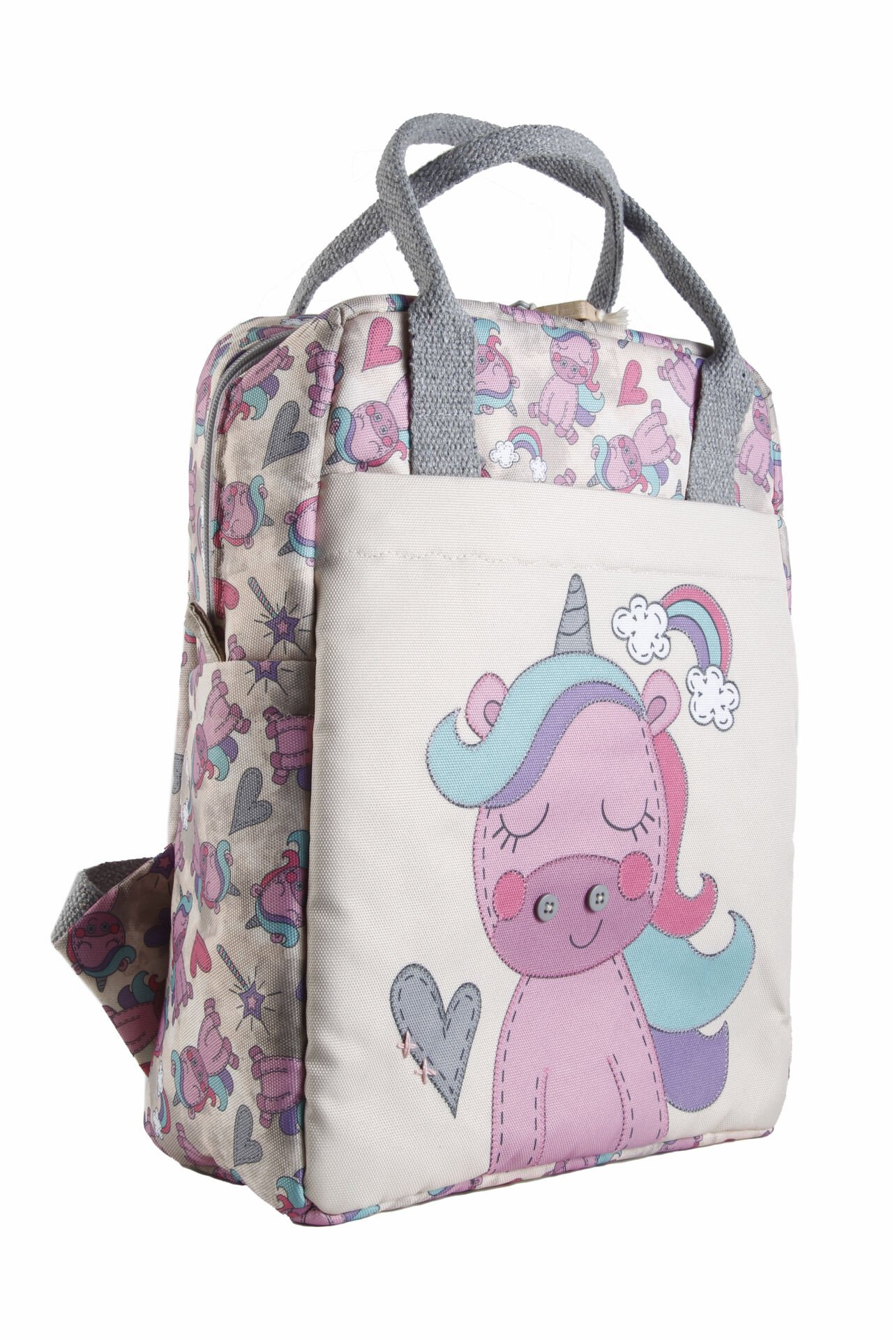 Unicorn Temalı L Boy Çocuk Okul Çantası