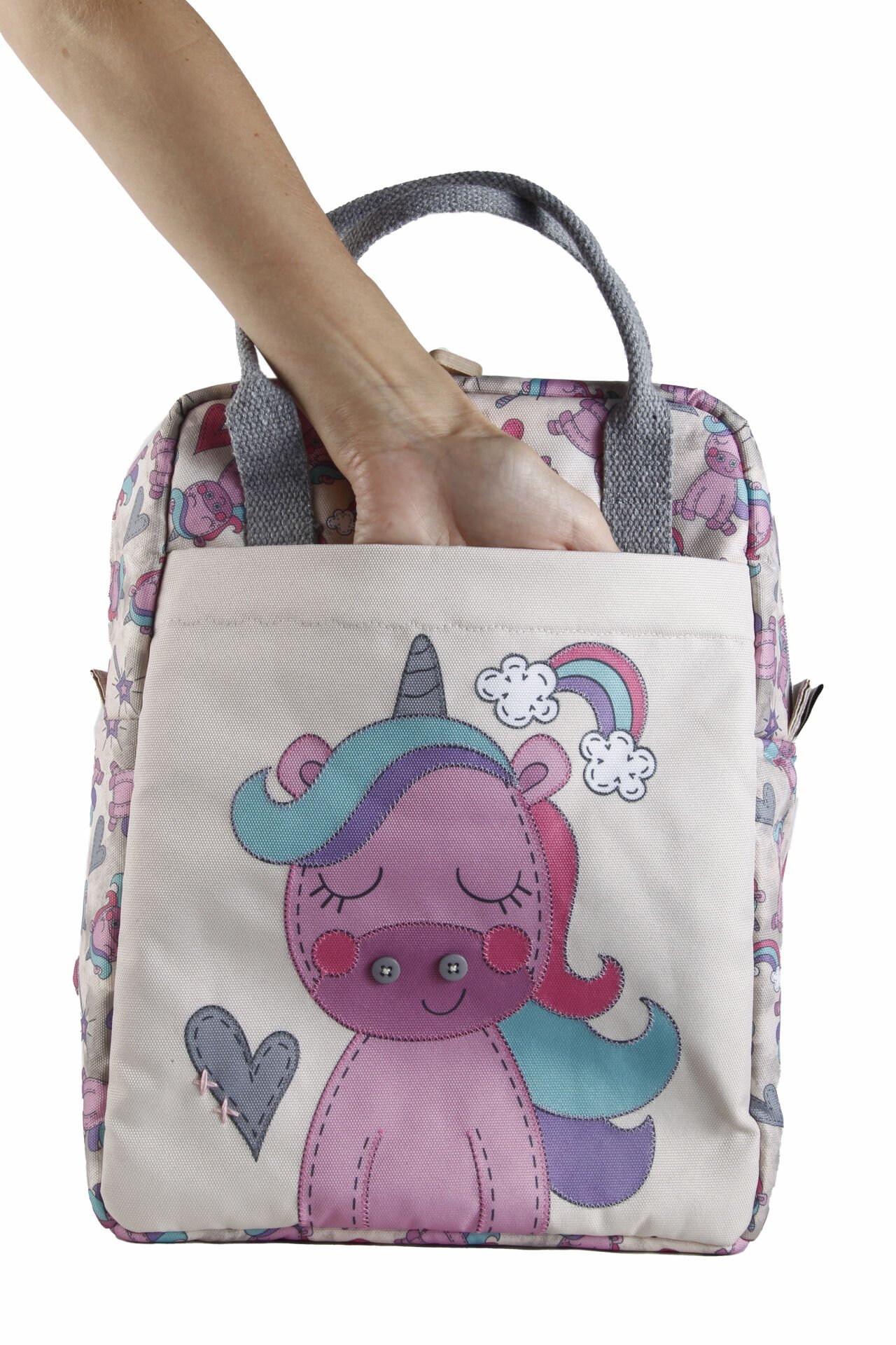 Unicorn Temalı L Boy Çocuk Okul Çantası