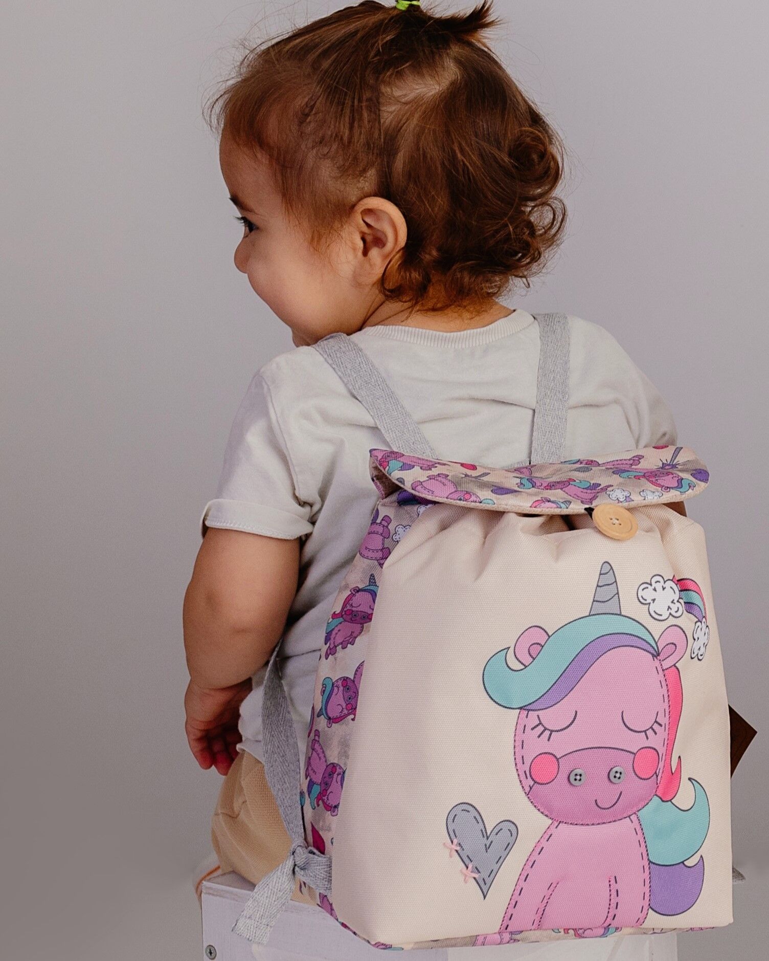 Unicorn Temalı S Boy Çocuk Okul Çantası